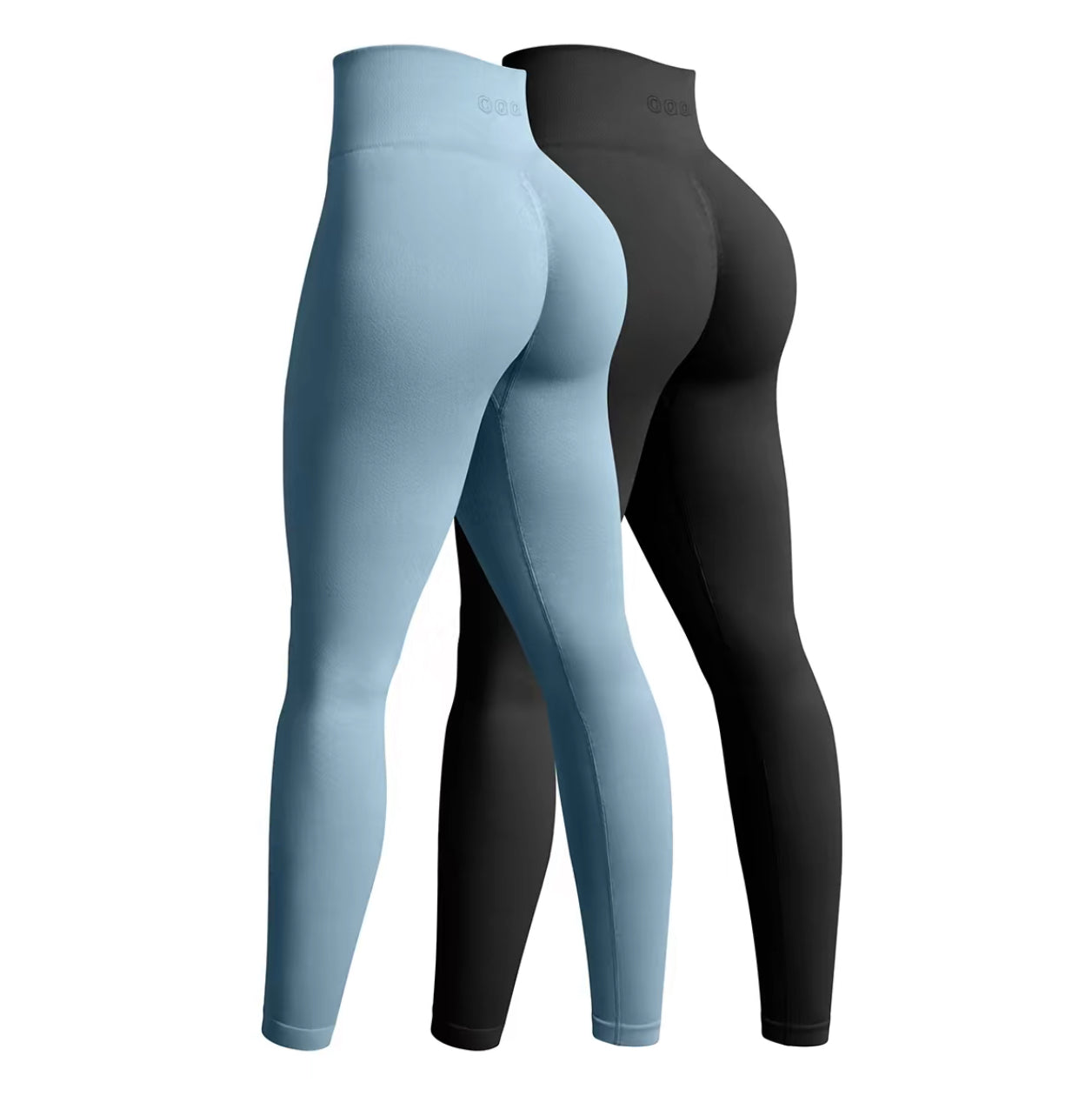 OQQ Women'S 2 Piece Yoga Legging Seamless Workout High Waist Butt Liftings Athletic Leggings