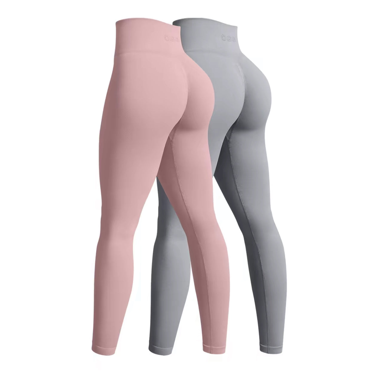 OQQ Women'S 2 Piece Yoga Legging Seamless Workout High Waist Butt Liftings Athletic Leggings