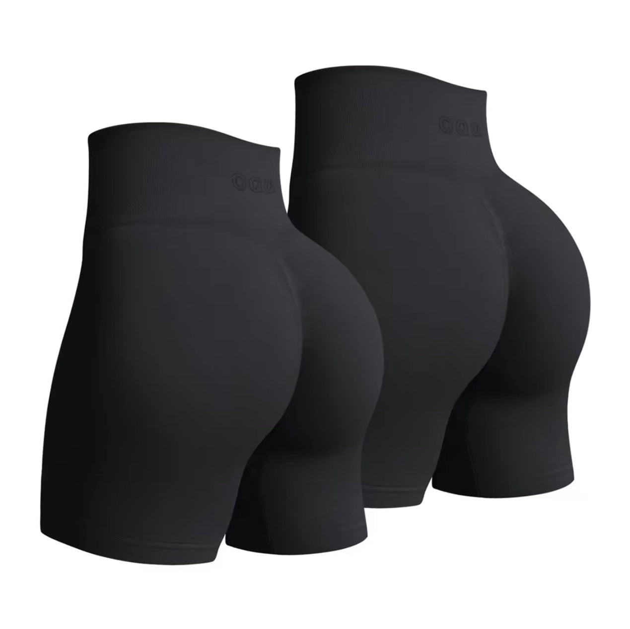 OQQ Women'S 2 Piece Workout Shorts Seamless Casual High Waist Butt Liftings Exercise Athletic Shorts Compression Yoga