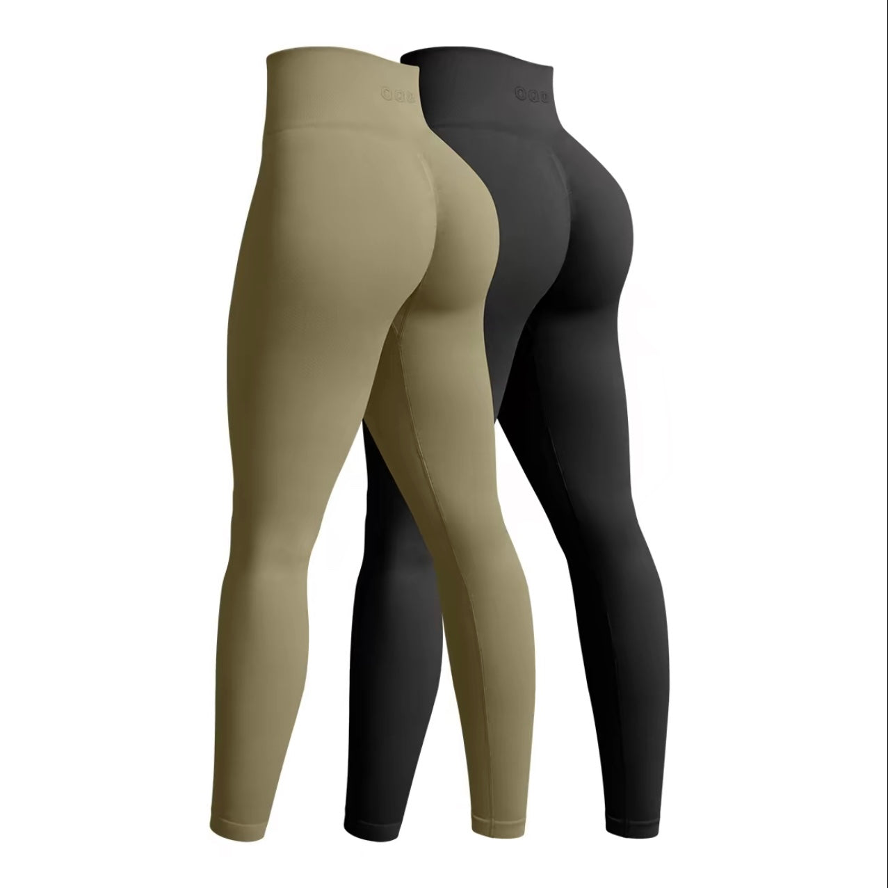 OQQ Women'S 2 Piece Yoga Legging Seamless Workout High Waist Butt Liftings Athletic Leggings