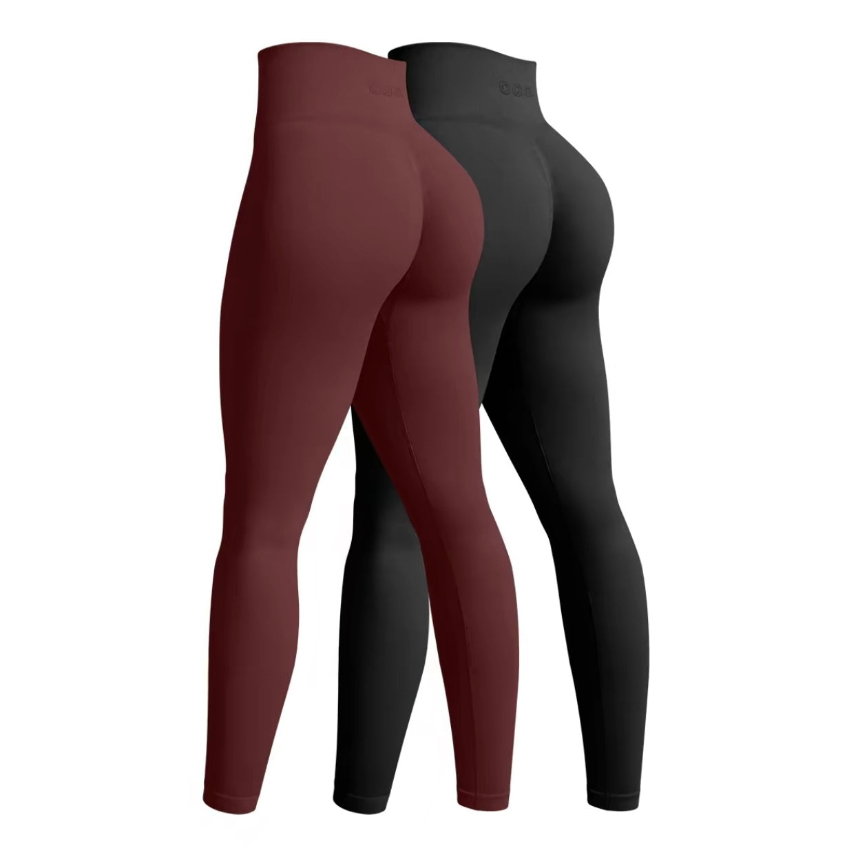 OQQ Women'S 2 Piece Yoga Legging Seamless Workout High Waist Butt Liftings Athletic Leggings