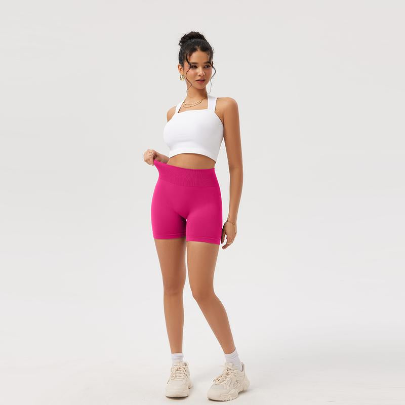 OQQ Women'S 2 Piece Workout Shorts Seamless Casual High Waist Butt Liftings Exercise Athletic Shorts Compression Yoga